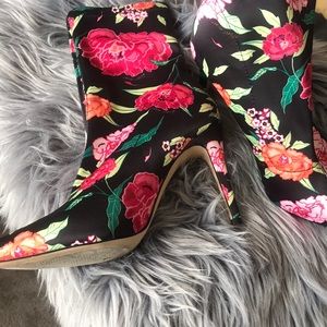 Aldo Flowery Booties